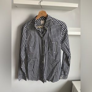 Gap Shirt, small size, white navy colour